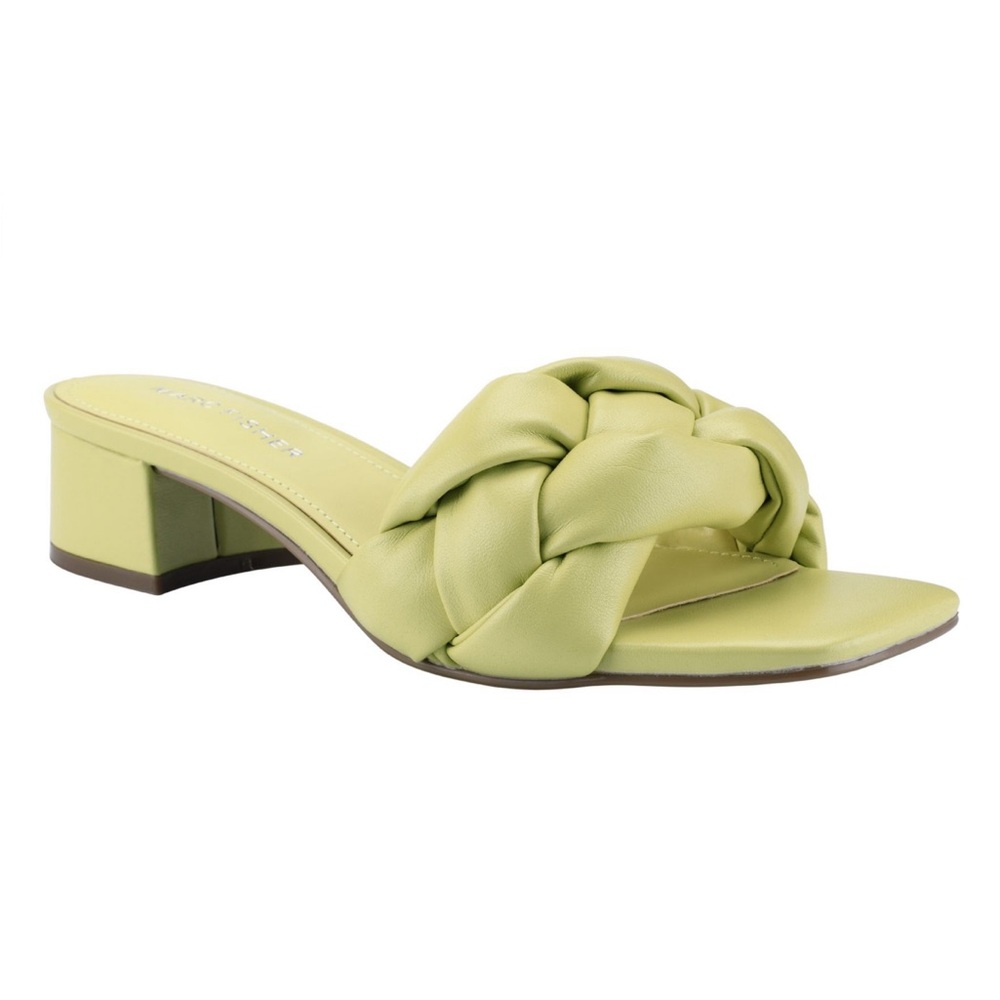 Women Marc Fisher breaded sandals sz 8,5